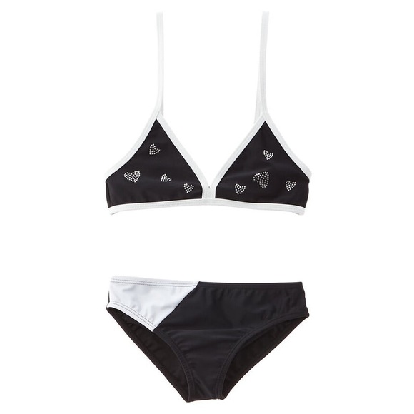 Limeapple Swim Limeapple Reesa 2pc Bikini Set Heart Bikini Top And